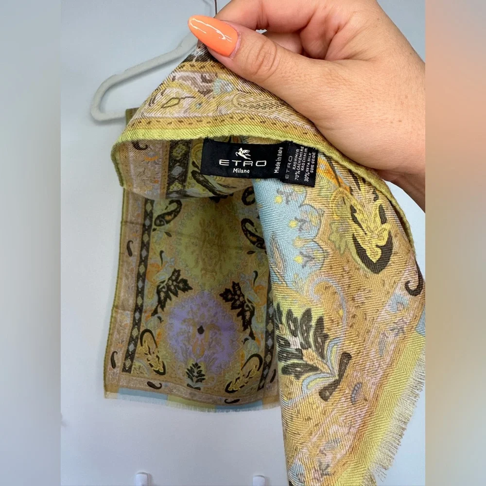 ETRO 100% Silk Scarf